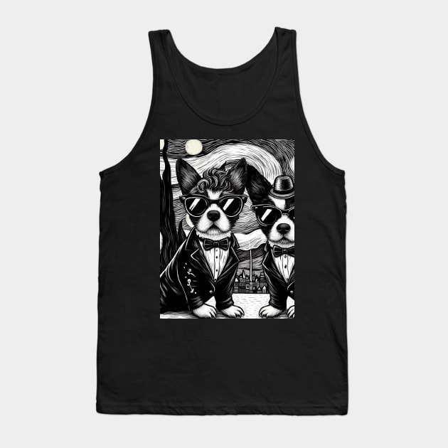 The Bostonian - Left Tank Top by Star Fragment Designs